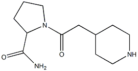 1-[2-(piperidin-4-yl)acetyl]pyrrolidine-2-carboxamide