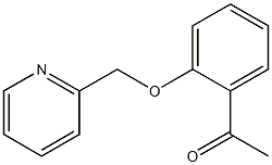 1-[2-(pyridin-2-ylmethoxy)phenyl]ethanone 结构式