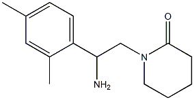 1-[2-amino-2-(2,4-dimethylphenyl)ethyl]piperidin-2-one