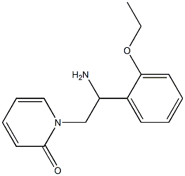 1-[2-amino-2-(2-ethoxyphenyl)ethyl]pyridin-2(1H)-one Structure