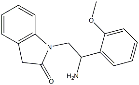 1-[2-amino-2-(2-methoxyphenyl)ethyl]-2,3-dihydro-1H-indol-2-one