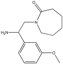 1-[2-amino-2-(3-methoxyphenyl)ethyl]azepan-2-one