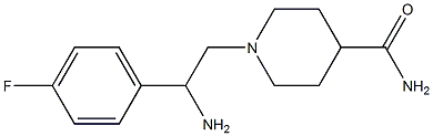 1-[2-amino-2-(4-fluorophenyl)ethyl]piperidine-4-carboxamide