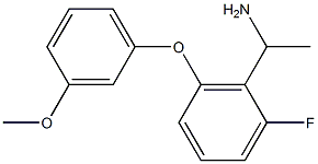 1-[2-fluoro-6-(3-methoxyphenoxy)phenyl]ethan-1-amine