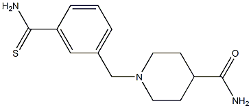 1-[3-(aminocarbonothioyl)benzyl]piperidine-4-carboxamide