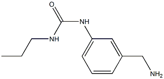 1-[3-(aminomethyl)phenyl]-3-propylurea 化学構造式