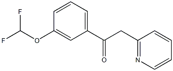  1-[3-(difluoromethoxy)phenyl]-2-(pyridin-2-yl)ethan-1-one