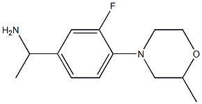 1-[3-fluoro-4-(2-methylmorpholin-4-yl)phenyl]ethan-1-amine