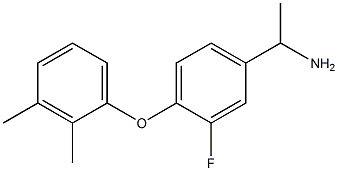 1-[4-(2,3-dimethylphenoxy)-3-fluorophenyl]ethan-1-amine Structure