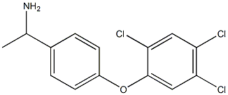 1-[4-(2,4,5-trichlorophenoxy)phenyl]ethan-1-amine,,结构式