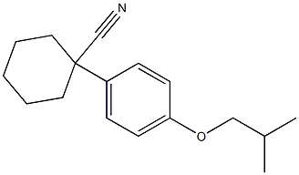 1-[4-(2-methylpropoxy)phenyl]cyclohexane-1-carbonitrile