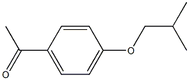 1-[4-(2-methylpropoxy)phenyl]ethan-1-one,,结构式