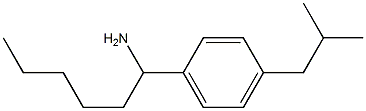  1-[4-(2-methylpropyl)phenyl]hexan-1-amine