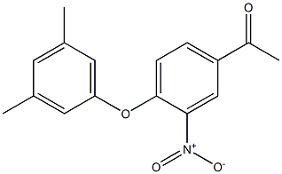 1-[4-(3,5-dimethylphenoxy)-3-nitrophenyl]ethan-1-one