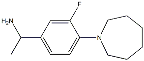 1-[4-(azepan-1-yl)-3-fluorophenyl]ethan-1-amine|