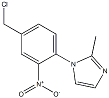 1-[4-(chloromethyl)-2-nitrophenyl]-2-methyl-1H-imidazole