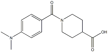  1-[4-(dimethylamino)benzoyl]piperidine-4-carboxylic acid