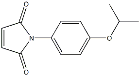 1-[4-(propan-2-yloxy)phenyl]-2,5-dihydro-1H-pyrrole-2,5-dione 结构式