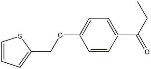 1-[4-(thiophen-2-ylmethoxy)phenyl]propan-1-one