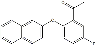 1-[5-fluoro-2-(naphthalen-2-yloxy)phenyl]ethan-1-one