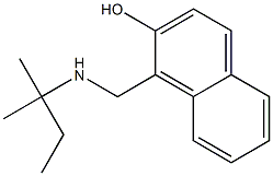 1-{[(2-methylbutan-2-yl)amino]methyl}naphthalen-2-ol,,结构式