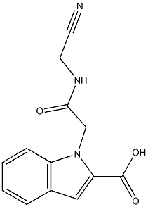 1-{[(cyanomethyl)carbamoyl]methyl}-1H-indole-2-carboxylic acid