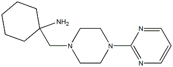 1-{[4-(pyrimidin-2-yl)piperazin-1-yl]methyl}cyclohexan-1-amine 结构式