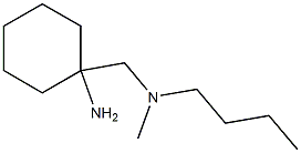 1-{[butyl(methyl)amino]methyl}cyclohexan-1-amine 化学構造式