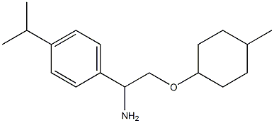 1-{1-amino-2-[(4-methylcyclohexyl)oxy]ethyl}-4-(propan-2-yl)benzene