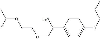 1-{1-amino-2-[2-(propan-2-yloxy)ethoxy]ethyl}-4-propoxybenzene