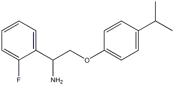 1-{1-amino-2-[4-(propan-2-yl)phenoxy]ethyl}-2-fluorobenzene