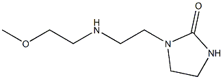 1-{2-[(2-methoxyethyl)amino]ethyl}imidazolidin-2-one Structure