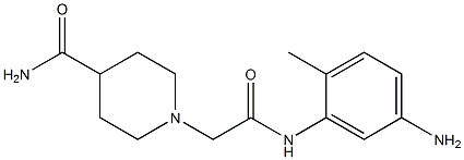 1-{2-[(5-amino-2-methylphenyl)amino]-2-oxoethyl}piperidine-4-carboxamide