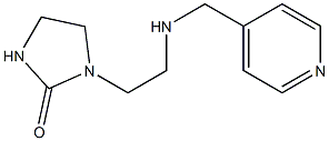 1-{2-[(pyridin-4-ylmethyl)amino]ethyl}imidazolidin-2-one 结构式