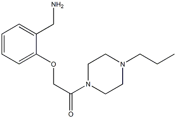  1-{2-[2-oxo-2-(4-propylpiperazin-1-yl)ethoxy]phenyl}methanamine