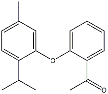 1-{2-[5-methyl-2-(propan-2-yl)phenoxy]phenyl}ethan-1-one