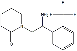 1-{2-amino-2-[2-(trifluoromethyl)phenyl]ethyl}piperidin-2-one|