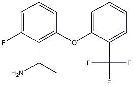 1-{2-fluoro-6-[2-(trifluoromethyl)phenoxy]phenyl}ethan-1-amine