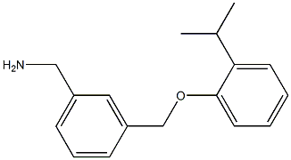 1-{3-[(2-isopropylphenoxy)methyl]phenyl}methanamine|
