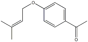 1-{4-[(3-methylbut-2-en-1-yl)oxy]phenyl}ethan-1-one Structure