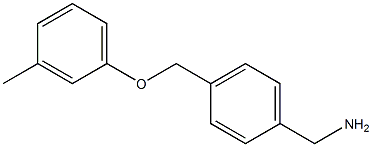 1-{4-[(3-methylphenoxy)methyl]phenyl}methanamine
