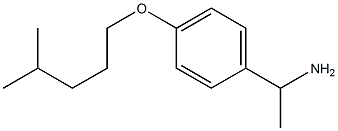 1-{4-[(4-methylpentyl)oxy]phenyl}ethan-1-amine|