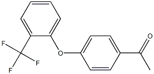 1-{4-[2-(trifluoromethyl)phenoxy]phenyl}ethan-1-one