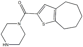 1-{4H,5H,6H,7H,8H-cyclohepta[b]thiophen-2-ylcarbonyl}piperazine