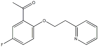 1-{5-fluoro-2-[2-(pyridin-2-yl)ethoxy]phenyl}ethan-1-one