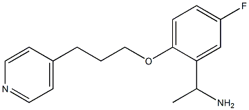 1-{5-fluoro-2-[3-(pyridin-4-yl)propoxy]phenyl}ethan-1-amine