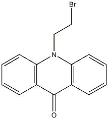 10-(2-bromoethyl)-9,10-dihydroacridin-9-one Structure