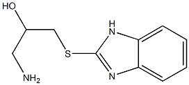 1-amino-3-(1H-1,3-benzodiazol-2-ylsulfanyl)propan-2-ol