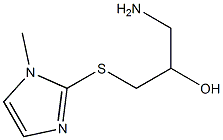 1-amino-3-[(1-methyl-1H-imidazol-2-yl)sulfanyl]propan-2-ol|