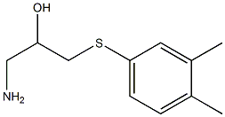 1-amino-3-[(3,4-dimethylphenyl)sulfanyl]propan-2-ol